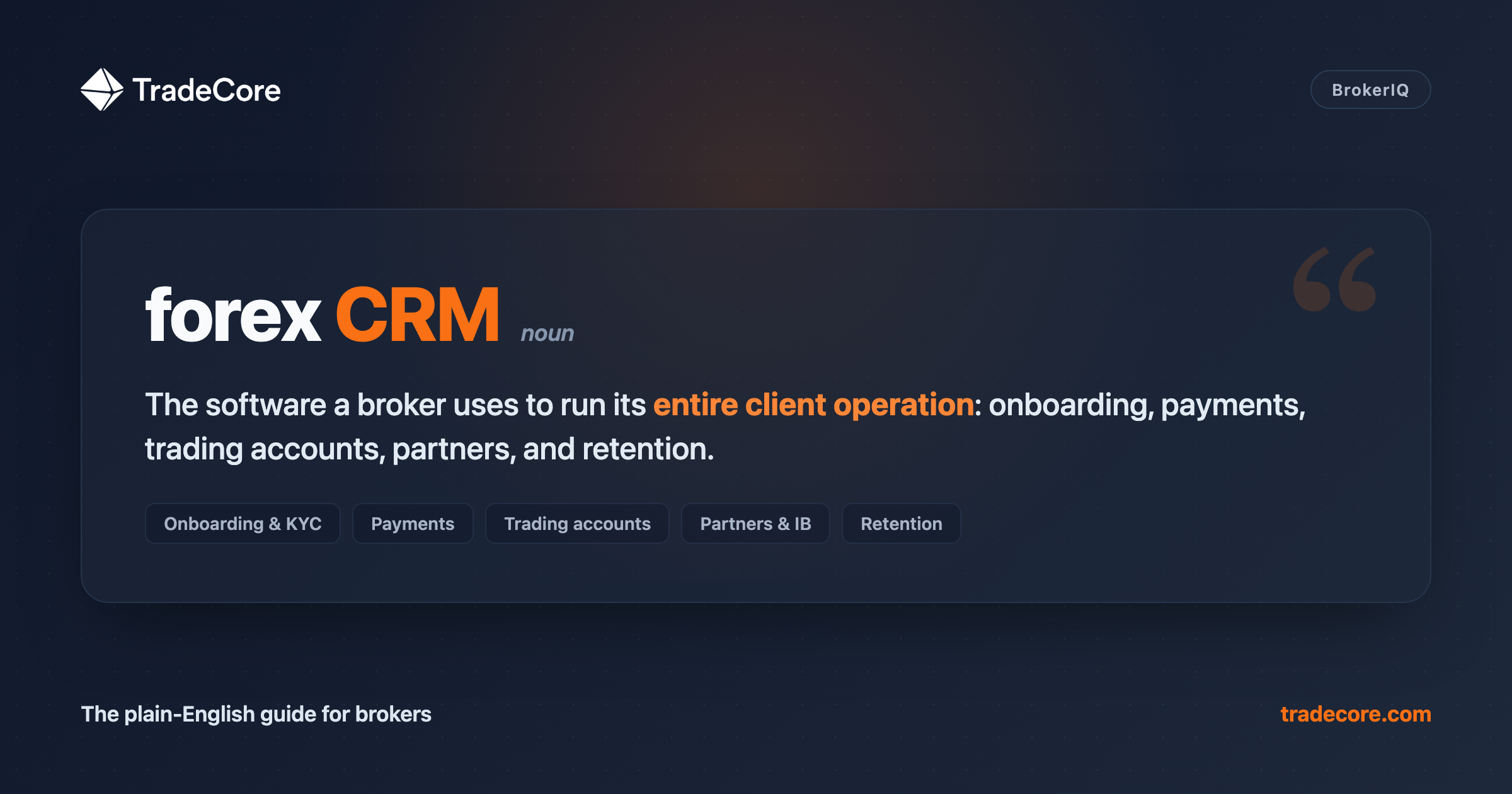 What Is a Forex CRM? A Plain-English Guide for Brokers